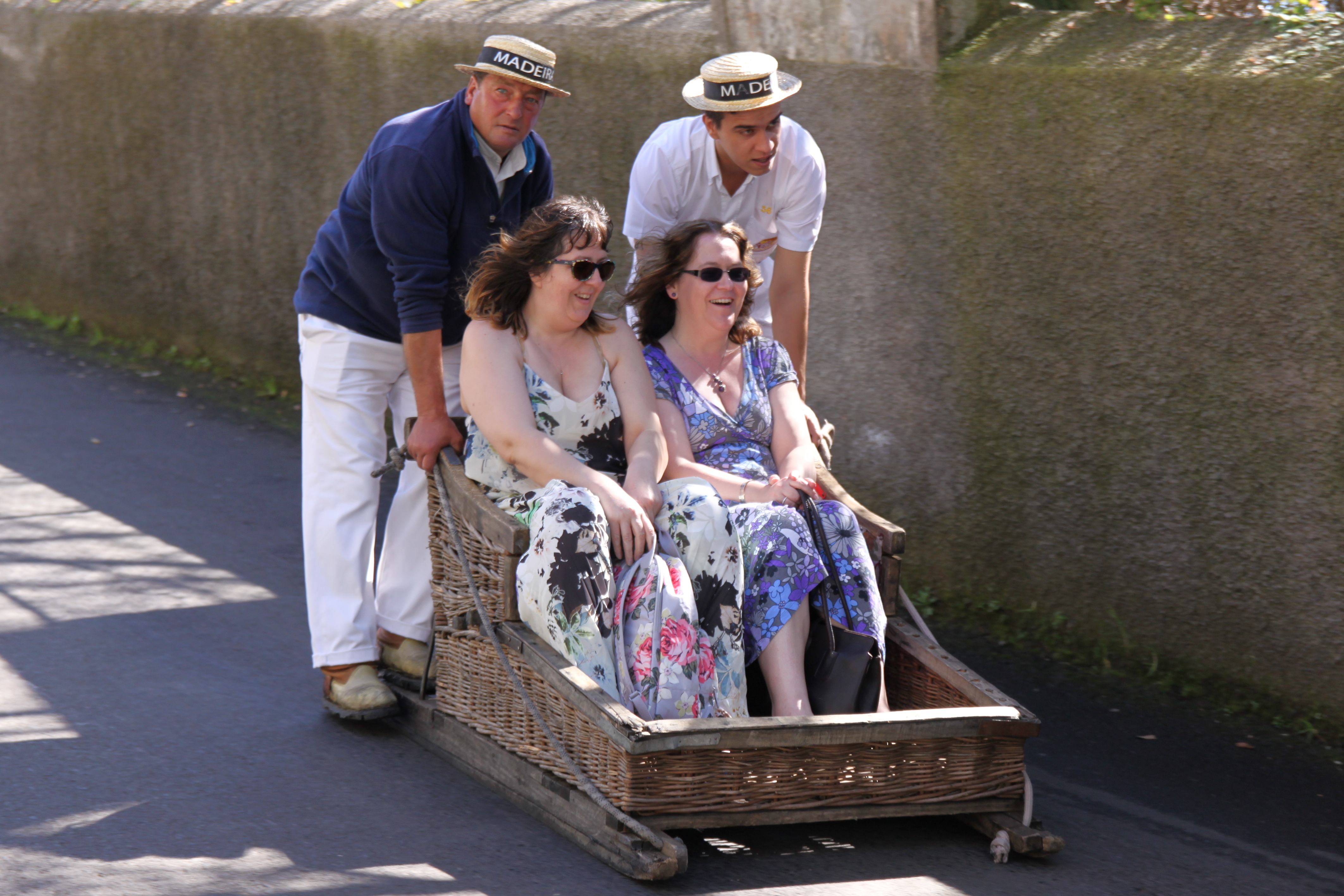 Madeira - Monte toboggan ride