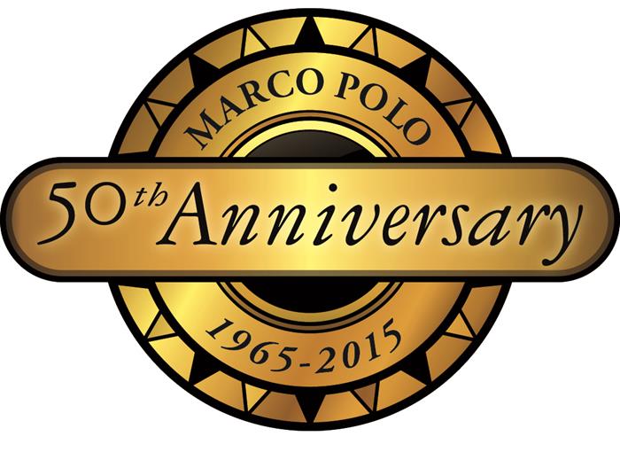 Marco Polo 50 Golden Years logo REV