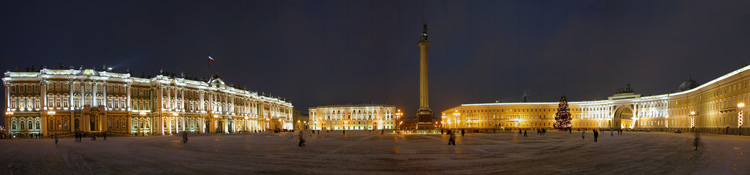Palace Square at Night