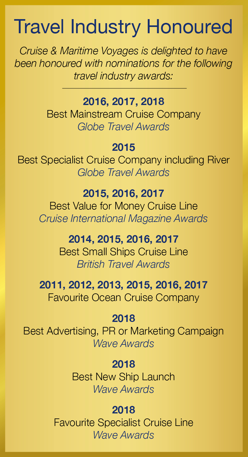 travel industry honoured
