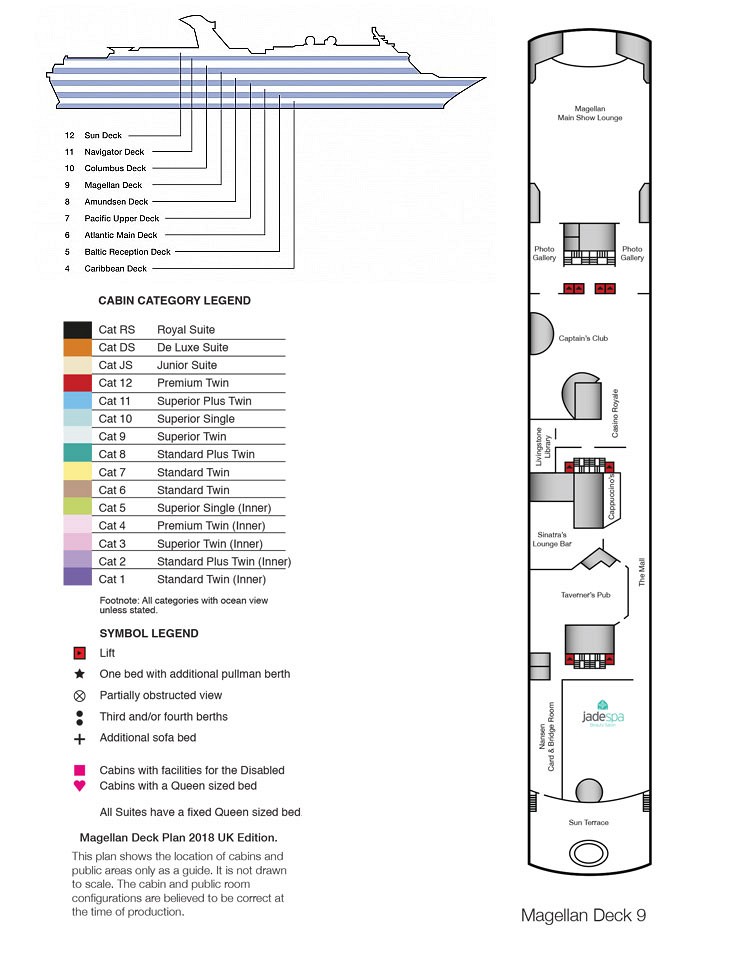 Deck Plan of Magellan Deck 9